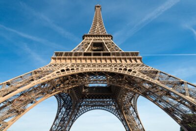 Fototapete Paris Eiffelturm und Himmel