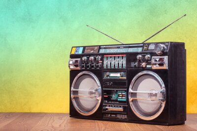 Fototapete Retro Boombox