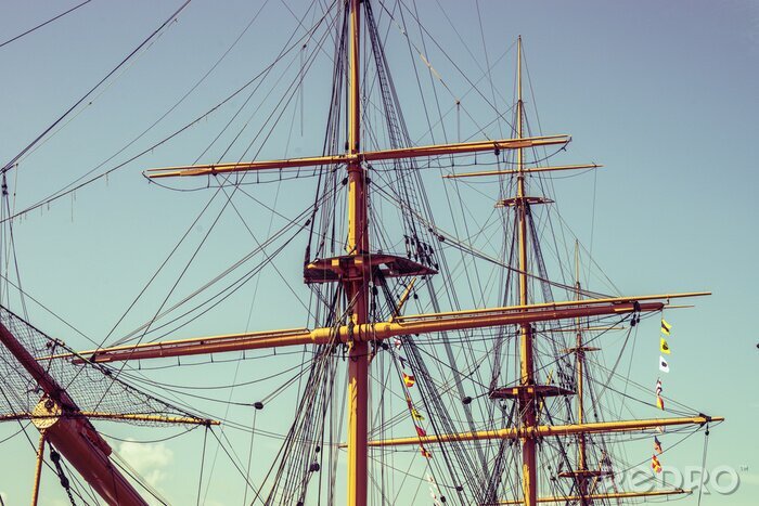 Fototapete Segel des Schiffes