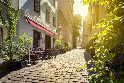 Fototapete Sonnige Gasse