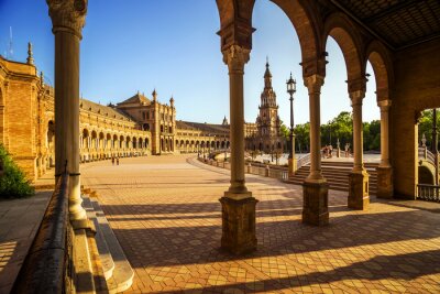 Fototapete Spanischer Platz in Sevilla