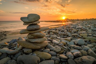 Fototapete Steine am Strand