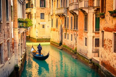 Fototapete Straße von venedig im wasser