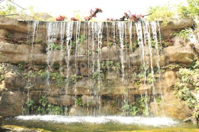 Fototapete Tropischer Wasserfall