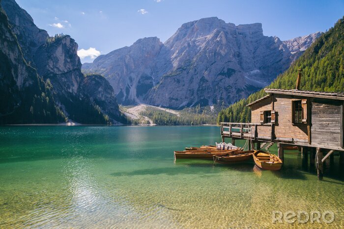 Poster Berge an einem malerischen See