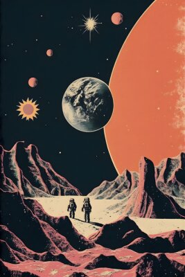 Poster Ein Blick auf den Mars