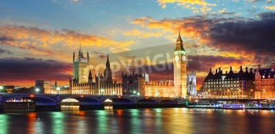 Poster London Skyline Big Ben