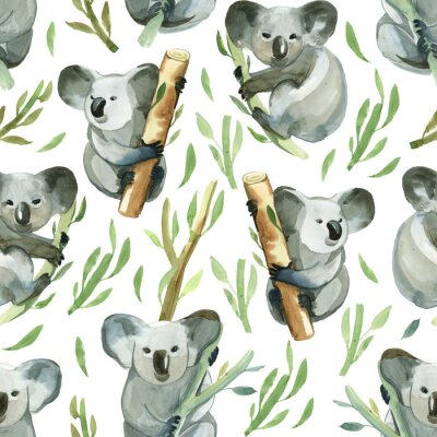 Poster Netter Aquarellkoala