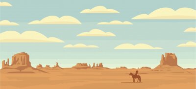 Poster Panorama von Wildwest