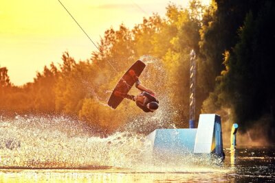 Poster Wassersport am Strand