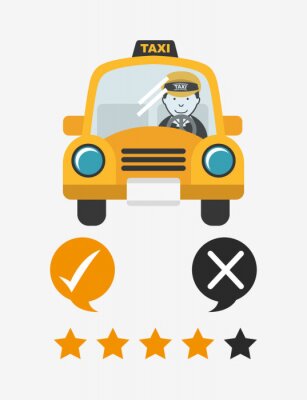 Sticker Taxi-Service-Design