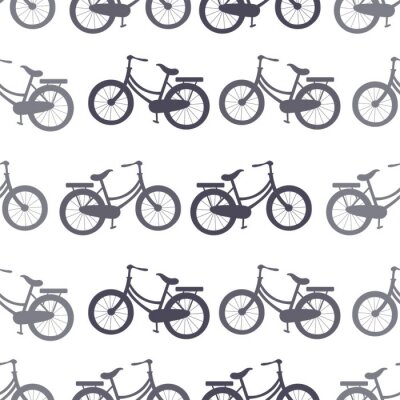 Tapete Fahrrad Seamless Pattern Wallpaper Hintergrundvektor