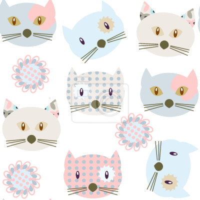 Katzen tragen Patchwork