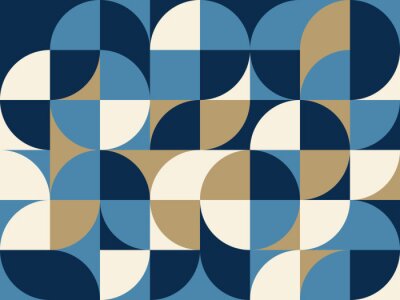 Mid-Century Abstract Vector Pattern Design