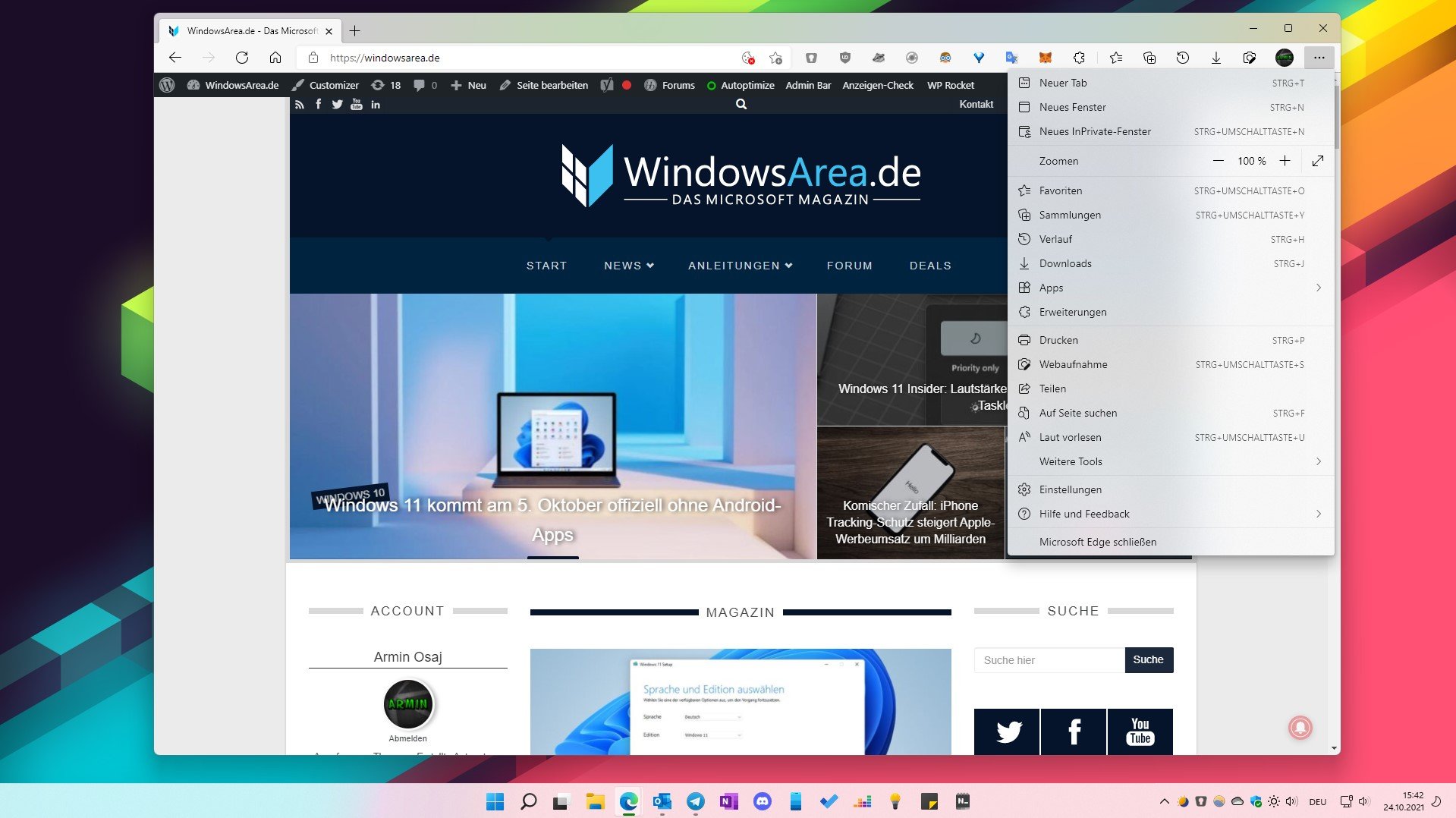 Anleitung: Microsoft Edge Mica-Design aktivieren in Windows 11