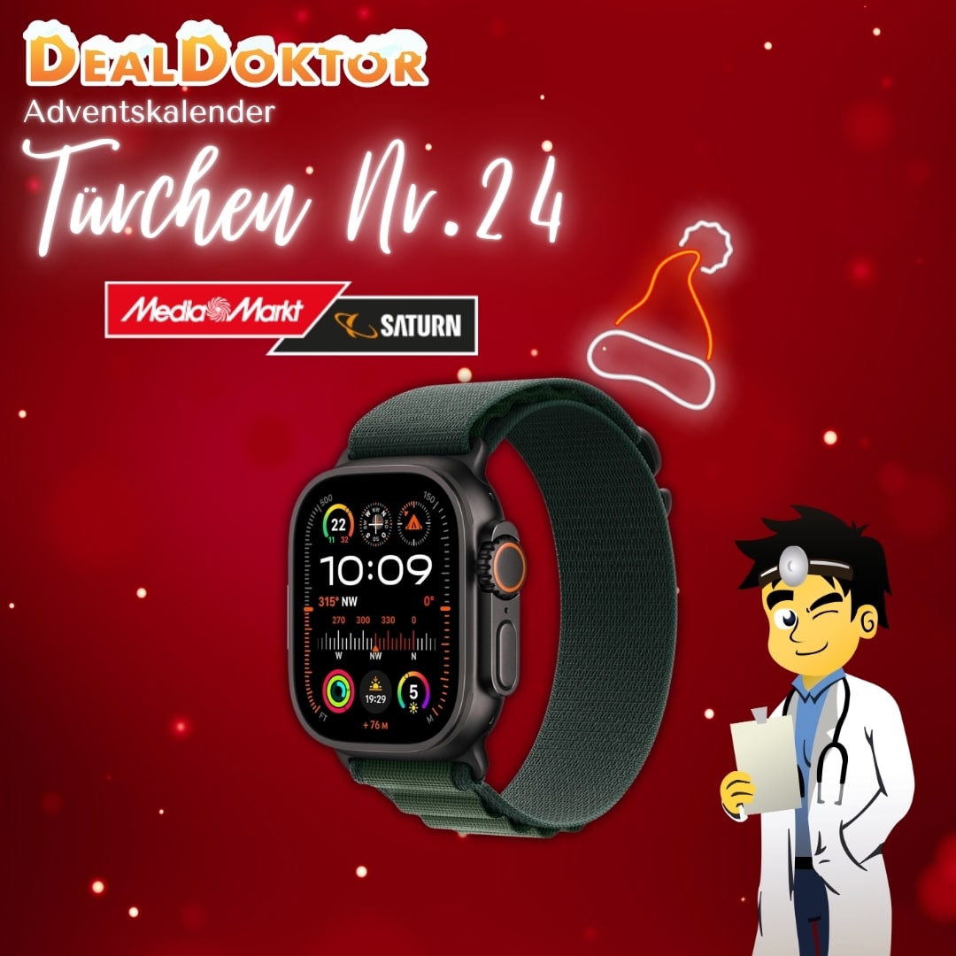 Thumbnail 🎁 DealDoktor Adventskalender - Türchen 24: Apple Watch Ultra 2