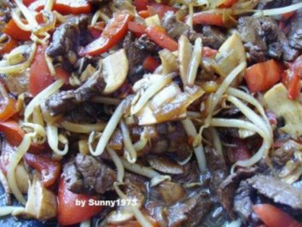 Chop-Suey mit Rindfleisch - Rezept