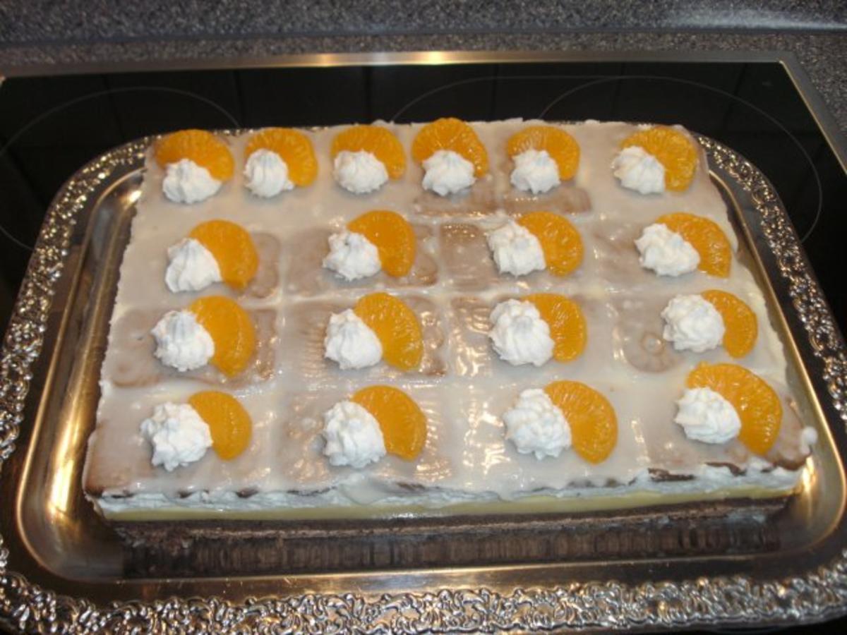 Spekulatius- Orangen - Schnitten - Rezept