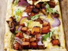 Tarte mit Süßkartoffeln und Butternut-Kürbis Rezept