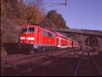 Herbststimmung am 29.10.04 Schlchterner Tunnel in Hessen