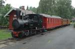 Im Gelnde des Jernbanemuseum‘s verkehrt die kleine Schmalspurbahn.