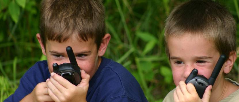 Walkie-Talkie-Kinder-Test