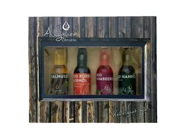 Allgaeuer Oelmuehle Bio Geniesserbox 4x 40ml