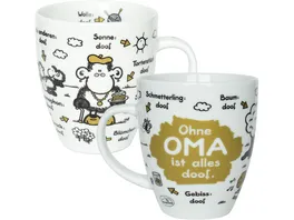 sheepworld Tasse Ohne Oma ist alles doof