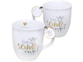 GRUSS CO Tasse Dein Schutzengel passt auf Dich auf