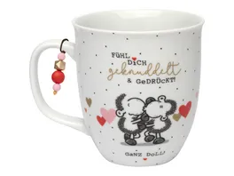 sheepworld Tasse Fuehl Dich geknuddelt gedrueckt