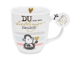 sheepworld Tasse Motiv DU bist mein Lieblingsmensch