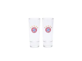 FC BAYERN MUeNCHEN Schnapsglas 5 Sterne 2er Set