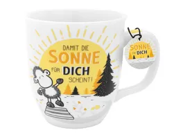 sheepworld Tasse Damit die Sonne fuer Dich scheint