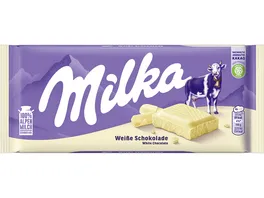 Milka Schokoladentafel Weisse Schokolade