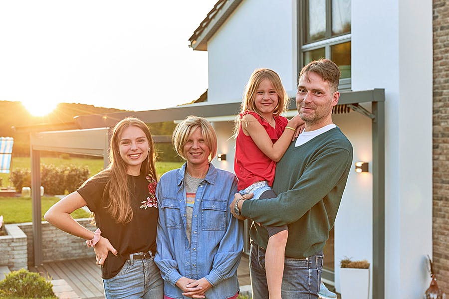 Schon zum zweiten Mal baut Familie Müller mit uns