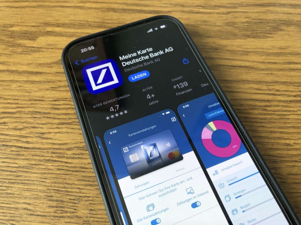 Deutsche Bank App Kreditkarte