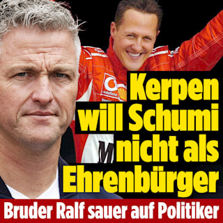 Michael Schumacher kein Ehrenbürger – Bruder Ralf sauer auf Politiker!