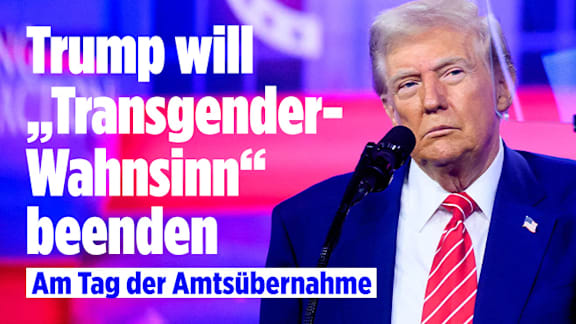 Nach Amtsübernahme: Trump will „Transgender-Wahnsinn“ beenden