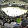 Statt Eishockey Sportakrobatik? Im Curt-Frenzel-Stadion soll eine EM stattfinden. 