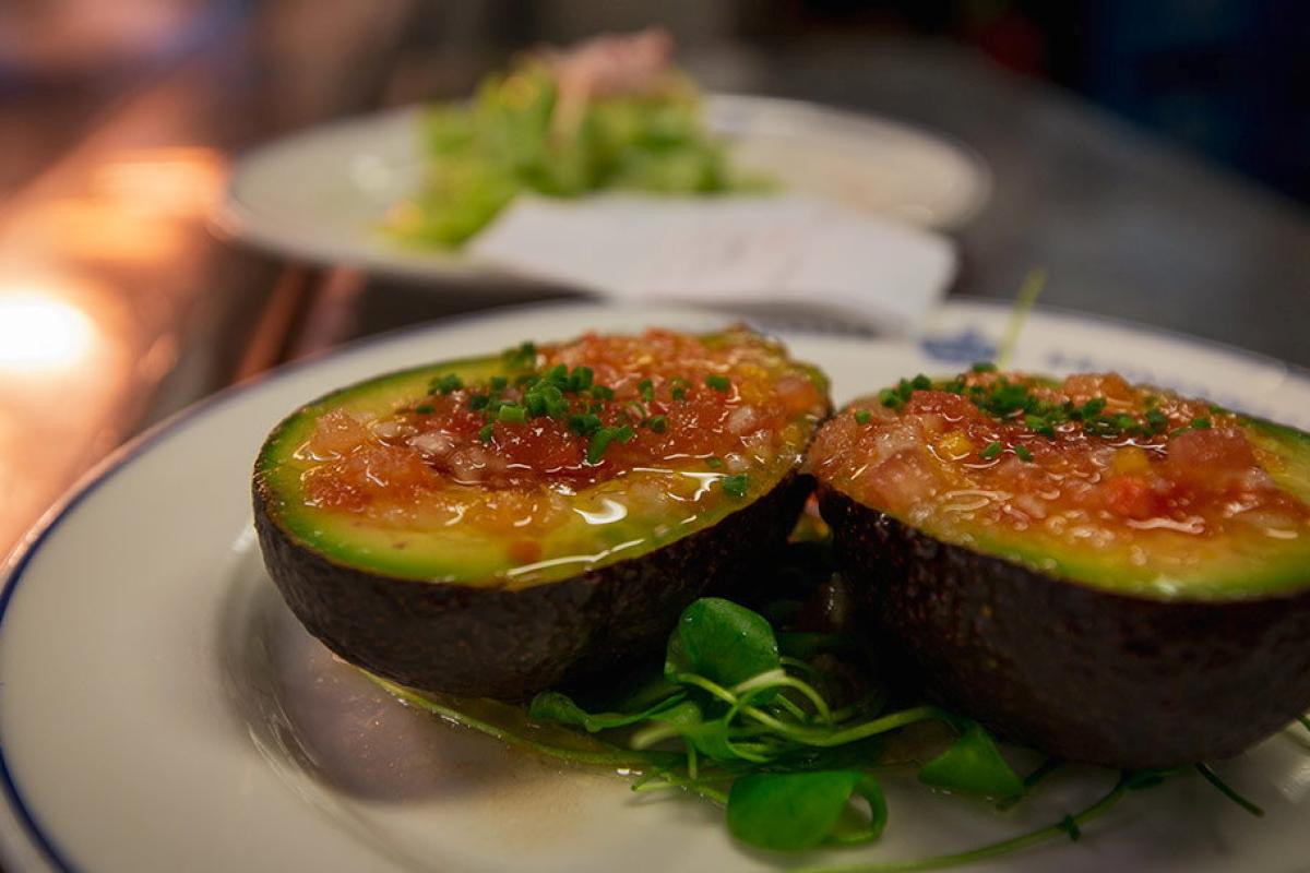 Avocado mit Vinaigrette: Der Autor hat sie probiert, sie hat ihn überzeugt