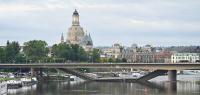 Parts of the Carola Bridge collapsed into the Elbe in Dresden