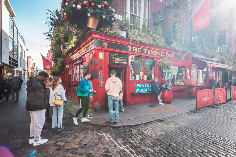 Temple Bar in Dublin in Irland