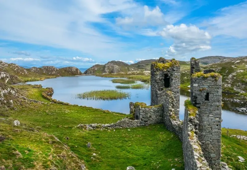 Three Castle Head in Irland 