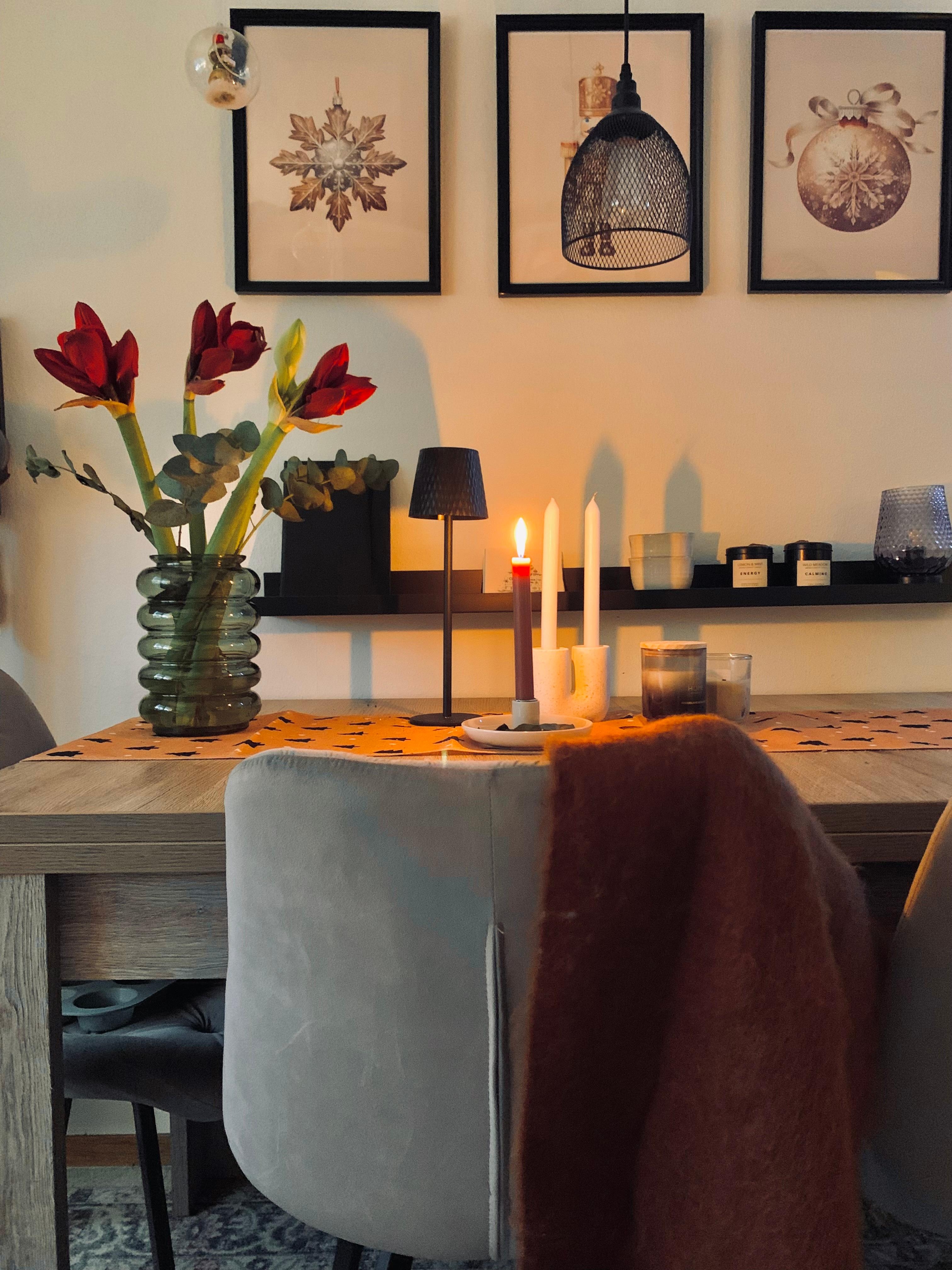 Fresh Flower Friday ♥️

#küche #esstisch #amaryllis #bilderwand #christmas #kerze #wandboard #stuhl #vase #lampe #winter #cozyhome 