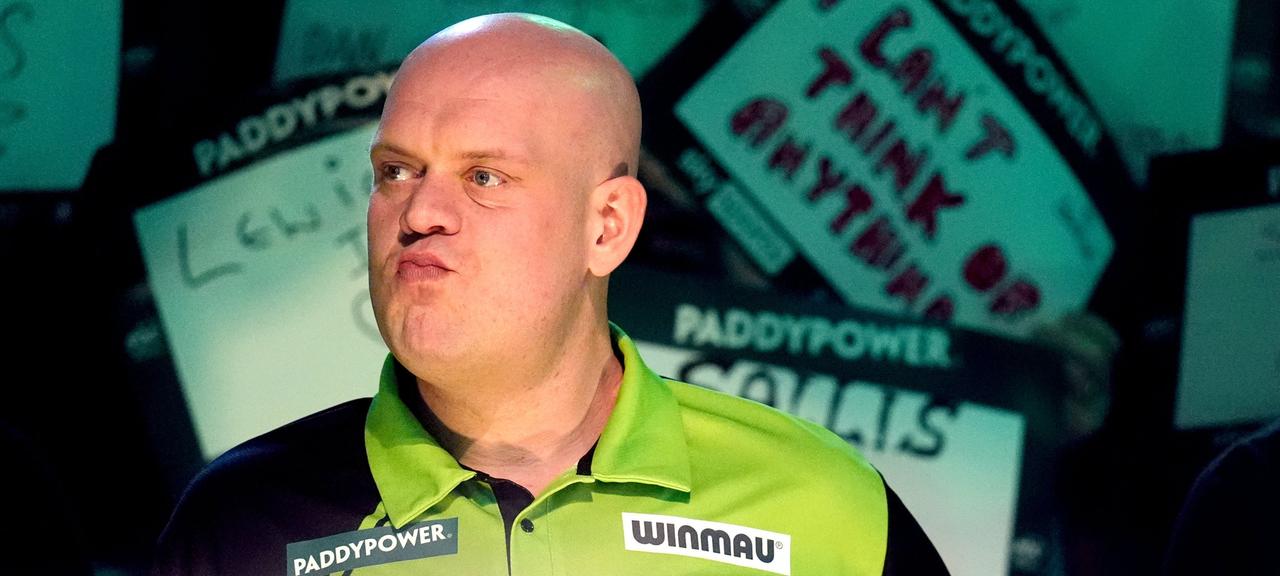 Darts Spieler Michael van Gerwen