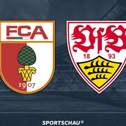 Logo FC Augsburg gegen VfB Stuttgart