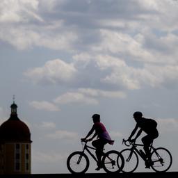 Fahrradfahrer in Sachsen