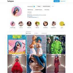 Screenshot des Instagram-Accounts von noonoouri