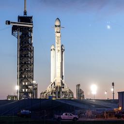 Eine Falcon-Rakete des US-Unternehmens SpaceX