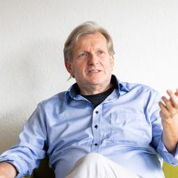 Gerhard Trabert bei einem Interviem mit der dpa. 